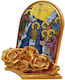 Christening Favor with Religious Icon Christening White 30pcs 9x9cm 110-240385