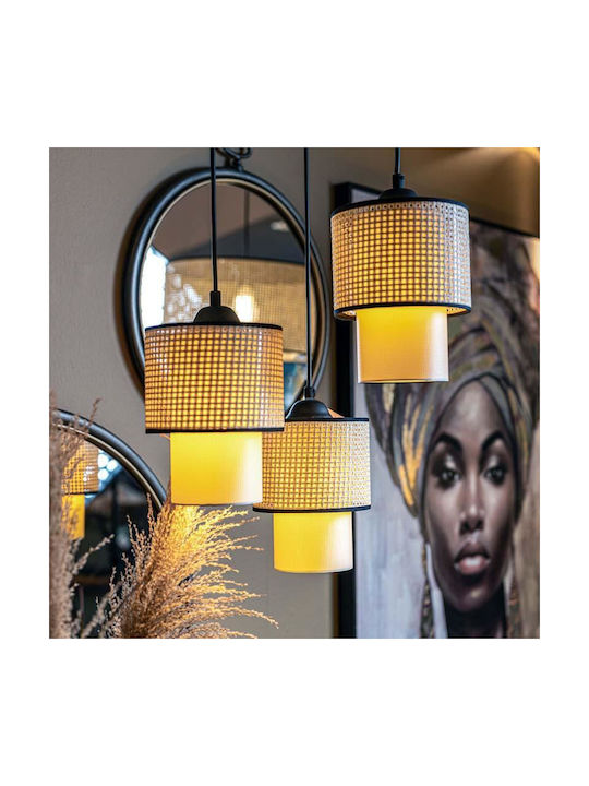 Fylliana Sonal Pendant Light Beige with Socket E27 30x110cm