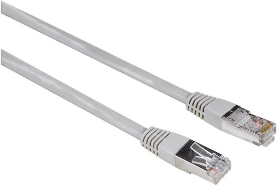 HAMA F/UTP Cat.5e (Gigabit) Καλώδιο Δικτύου Ethernet 20m Γκρι