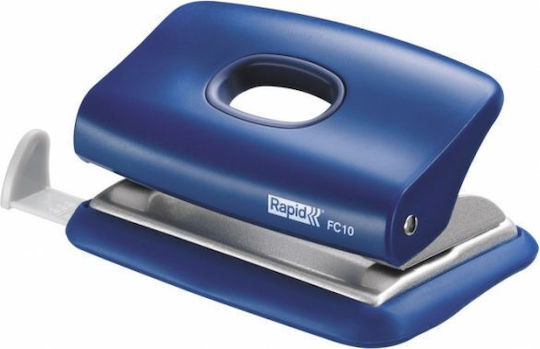 Rapid Paper 2-Hole Puncher with Guide for 10 Sheets