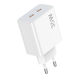 Lamtech Φορτιστής Χωρίς Καλώδιο με 2 Θύρες USB-C 35W Quick Charge 3.0 / Power Delivery Λευκός (LAM113096)