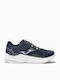 Active Αθλητικά Παιδικά Παπούτσια Running με Κορδόνια Navy Μπλε
