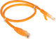 Rbline U/UTP Cat.6 (Gigabit) Καλώδιο Δικτύου Ethernet 0.5m Πορτοκαλί