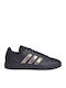 Grand Court Base 2.0 Damen Sneakers Aurora Schwarz / Schatten Violett