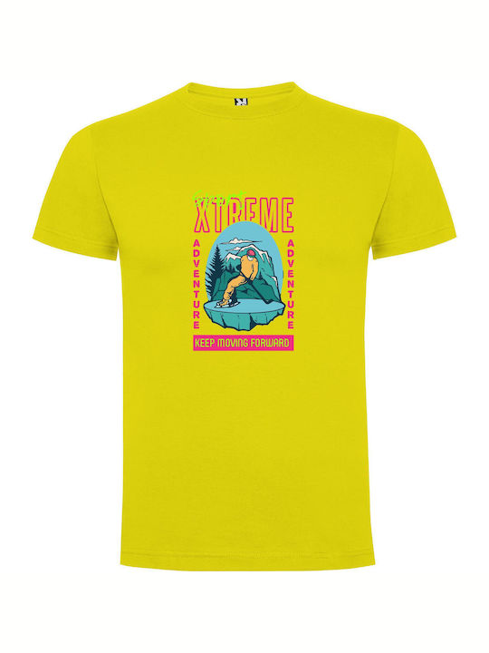 iLovePrints T-shirt Yellow Cotton