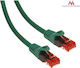 Maclean Energy U/UTP Кат.6 (Gigabit) Мрежов Кабел Ethernet 0.5м Зелен