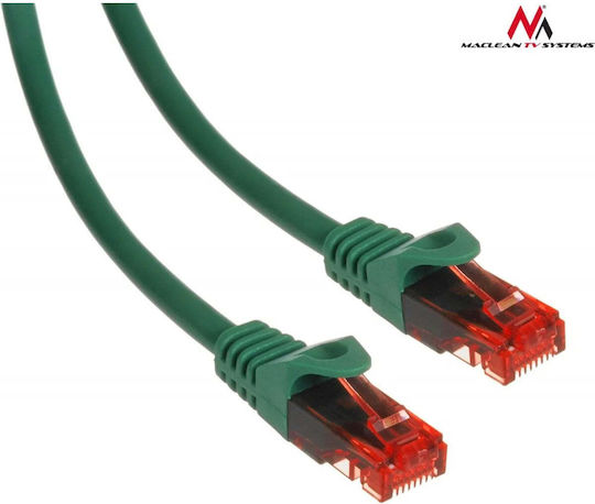 Maclean Energy U/UTP Кат.6 (Gigabit) Мрежов Кабел Ethernet 0.5м Зелен