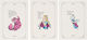 Disney Alice In Wonderland Σετ 3 Σημειωματάρια A5 32 Φύλλων με Λευκές Σελίδες Πολύχρωμα