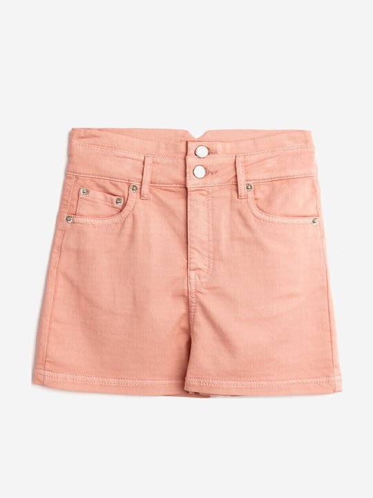 Șort/Salopetă Copii Denim silver pink