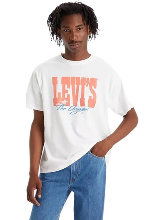 Vintage Fit T-shirt Λευκό