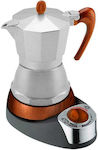 GAT Electric Stovetop Espresso Pot for 4 Cups Silver