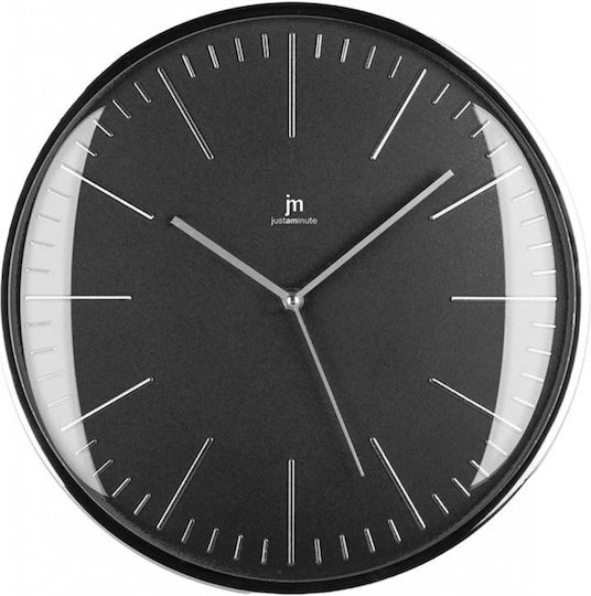 Justaminute Wall Clock Silver