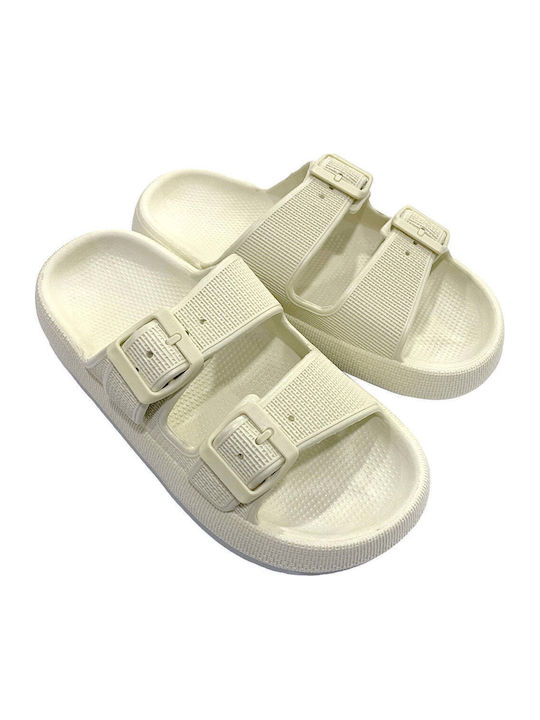 Ustyle Frauen Flip Flops in Beige Farbe