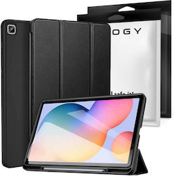 Alogy Flip Cover Δερμάτινο Μαύρο (Galaxy Tab S6 Lite 10.4) P610/P615