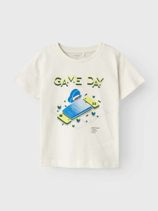 Name It Παιδικό T-shirt Εκρού