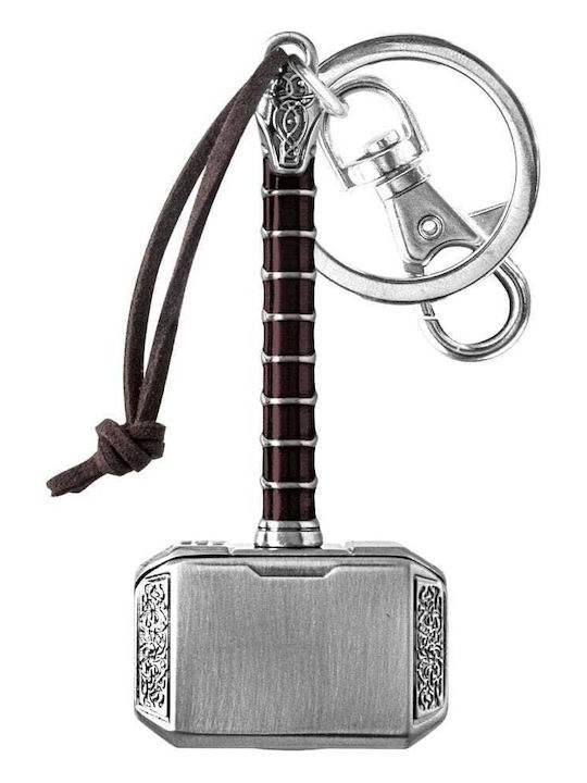 Monogram International, Inc Μπρελόκ Thor Hammer Μεταλλικό Μονόγραμμα Καφέ