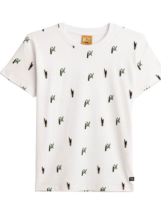 Funky Kinder-T-Shirt Weiß
