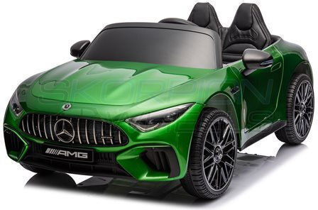 Mercedes Benz Sl63 Două Locuri cu Telecomandă Licențiat 12 Volți Verde