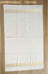 Πετσέτα Θαλάσσης Βαμβακερή Λευκή 170x100εκ.