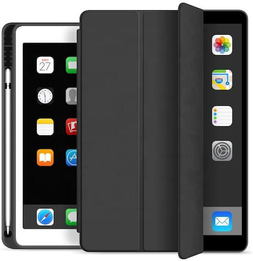 eSTUFF Flip Cover Neagră (iPad 2017/2018 9.7")
