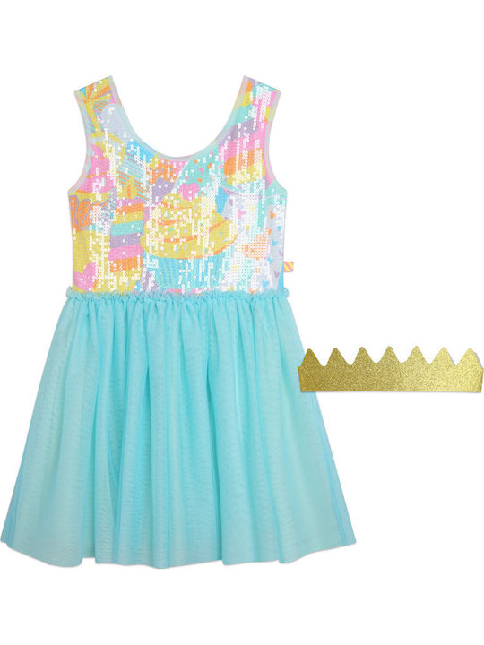 Rochie pentru Copii Fără mâneci Din tul Multicolour