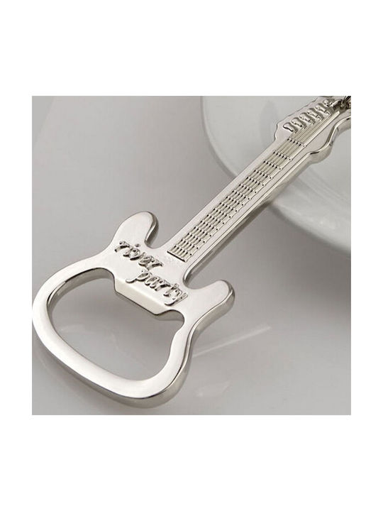 Σετ Μπρελόκ Ανοιχτήρια Alloy Beer Guitar Bottle Opener 2τμχ