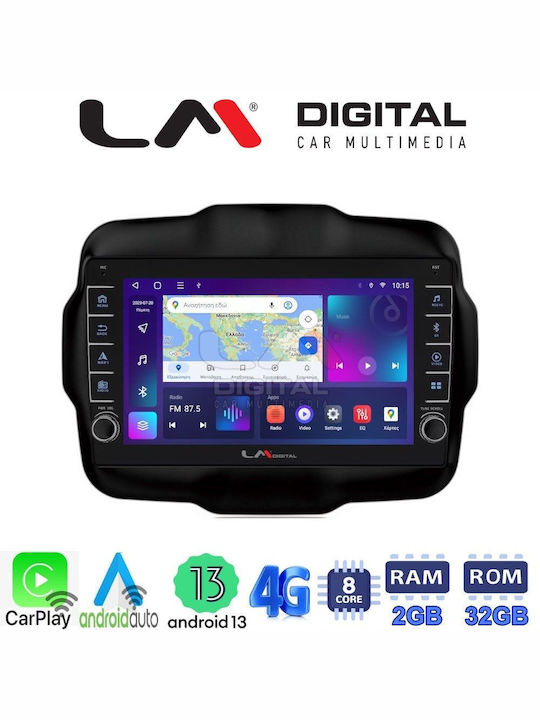 LM Digital Auto-Audiosystem für Jeep Rebell 2014> (Bluetooth/USB/WiFi/GPS/Apple-Carplay/Android-Auto)