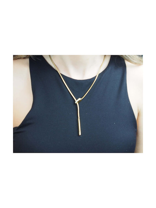 Necklace from Gold Plated Steel