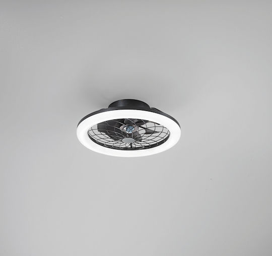 Fan Europe Etesia Deckenleuchte 49cm mit Leuchte Schwarz