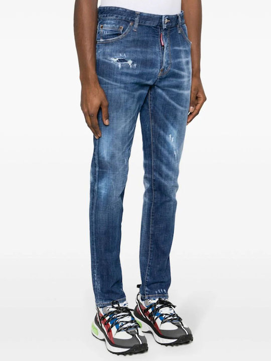 Dsquared2 Cool Guy Pantaloni de Bărbați din Jean Blue