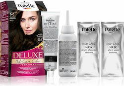Palette Deluxe Vopsea De Păr 800 Maro Închis 135ml