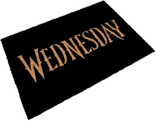 Sd Toys Πατάκι Εισόδου Wednesday Μαύρο 60x40εκ. Μαύρα