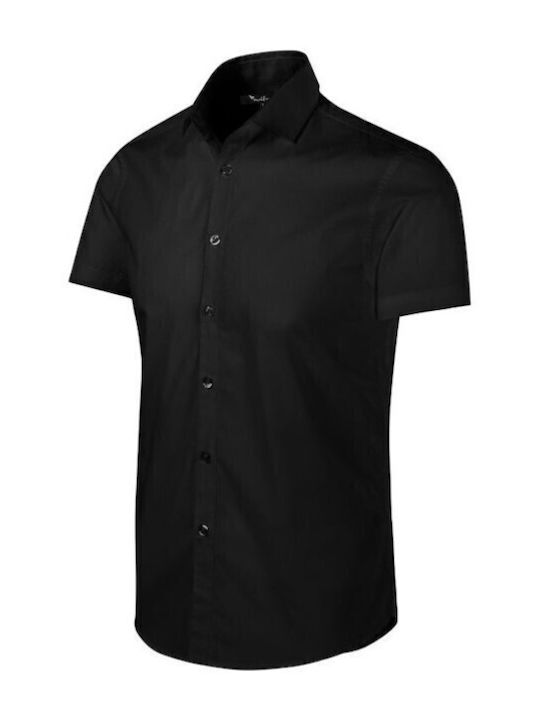 Malfini Slim-Fit Black Shirt