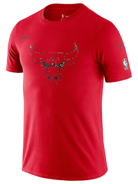 Dri-FIT NBA Chicago Bulls Dri-Fit Sportliches T-Shirt Red