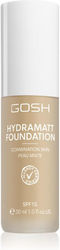 Gosh Hydramatt Mov/alb SPF15 004N Lumină 30ml