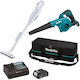Makita CLX245SAX1 Set Broom & Blower 12V with 1 Battery 2Ah and Case