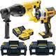 Dewalt Set Schlagschraubendreher & Excavator 18V mit 2 Batterien 4Ah und Hülle