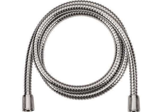 Landsh Furtun de duș spiralat Metalic 150cm Argint