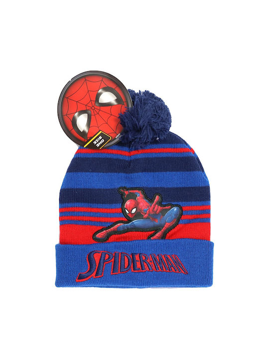 Marvel Kids Beanie Knitted Blue