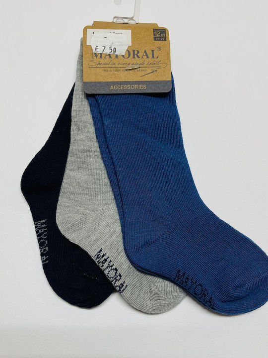 Mayoral Kids' Socks Blue-Grey 3 Pairs