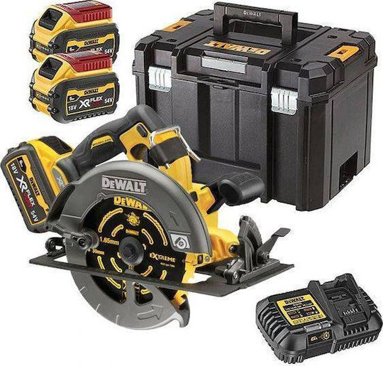 DEWALT DCS578T2 Дисков Трион 54В 2x6Ач Система За Прахосмукачка
