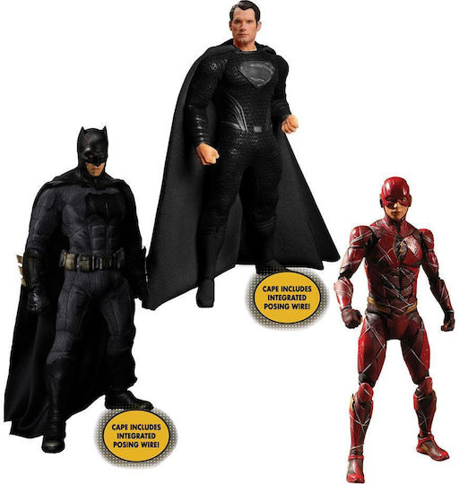 Mezco Toys DC Comics Batman Figure Height 17cm in Scale 1:12 15 Pieces