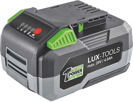 Lux Tools Werkzeugbatterie Lithium 20V mit Kapazität 4Ah