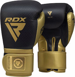 RDX Boxing Gloves Leather for Match Black