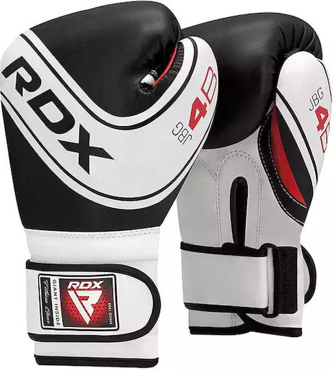 RDX 4b Robo Kids Kinder Boxhandschuhe Leder für Kampf Weiß