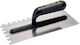 Xell Spatula Danturată 100x100mm cu Mâner de Lemn XE1374