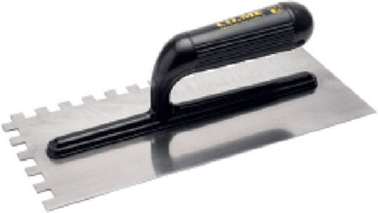 Xell Spatula Danturată 100x100mm cu Mâner de Lemn XE1374
