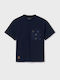 Kids' T-shirt navy blue