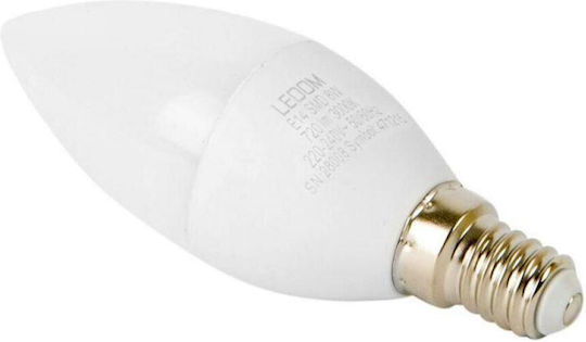 LED line Λάμπα LED 8W για Ντουί E14 και Σχήμα C37 Θερμό Λευκό 720lm