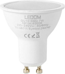 LED line LED крушка 7W за фасунга GU10 Неутрално бяло